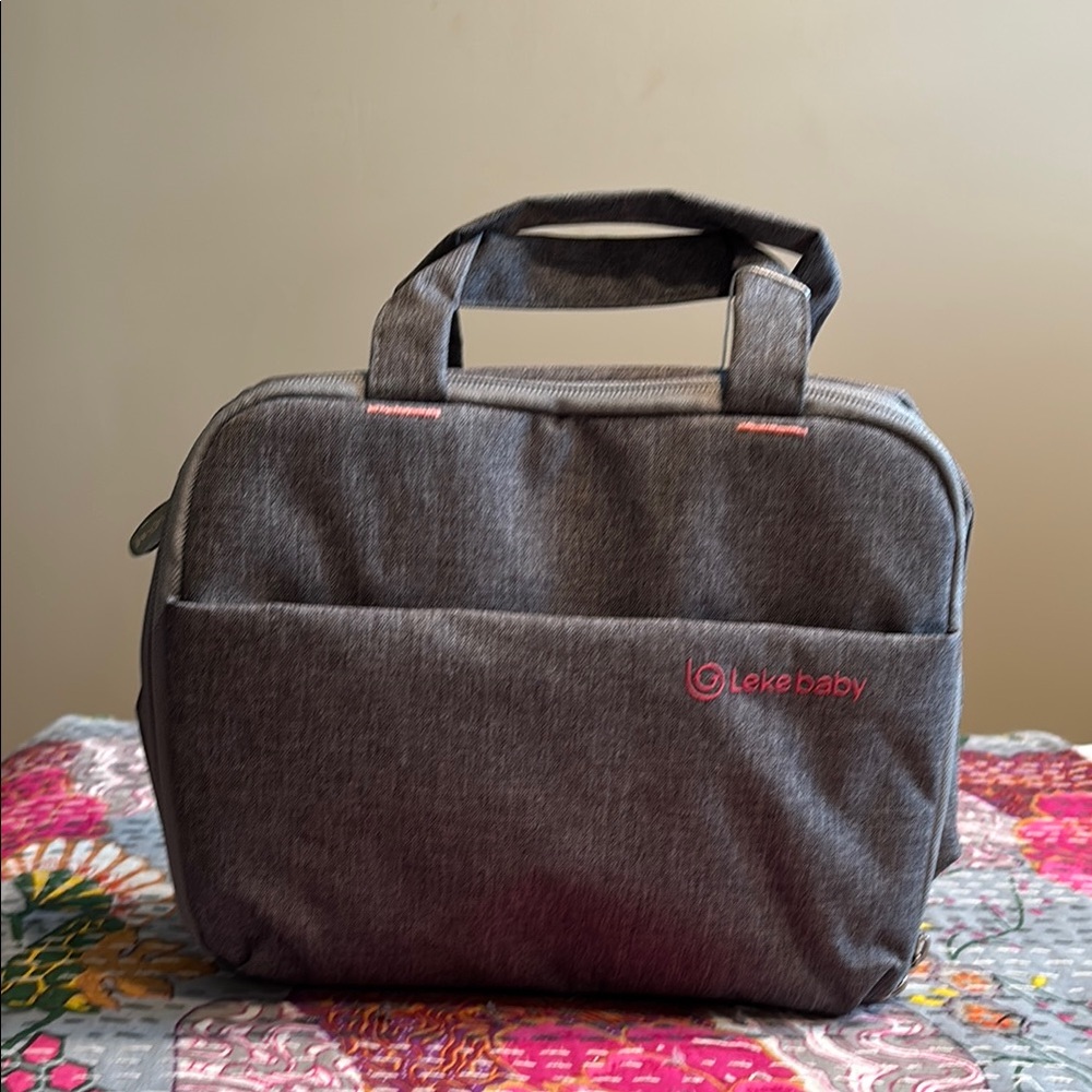 Lekebaby Breastmilk Cooler Bag with Ice Pack